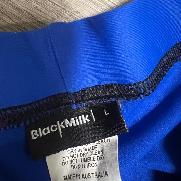 Black Milk Women's Matte Royal Blue Leggings Size L - Picture 4 of 5